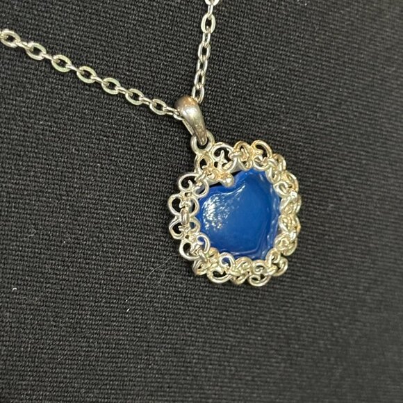 5-in-1 Handmade Sterling Filigree Locket with Exchangeable Stones - Picture 4 of 7